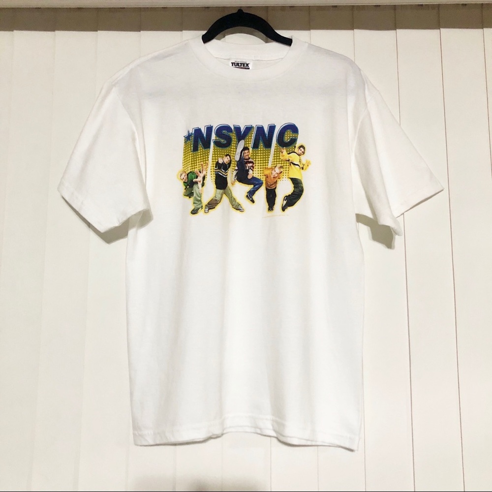 NWOT Vintage 90s Nsync Boy Band Kids X-Large Shirt